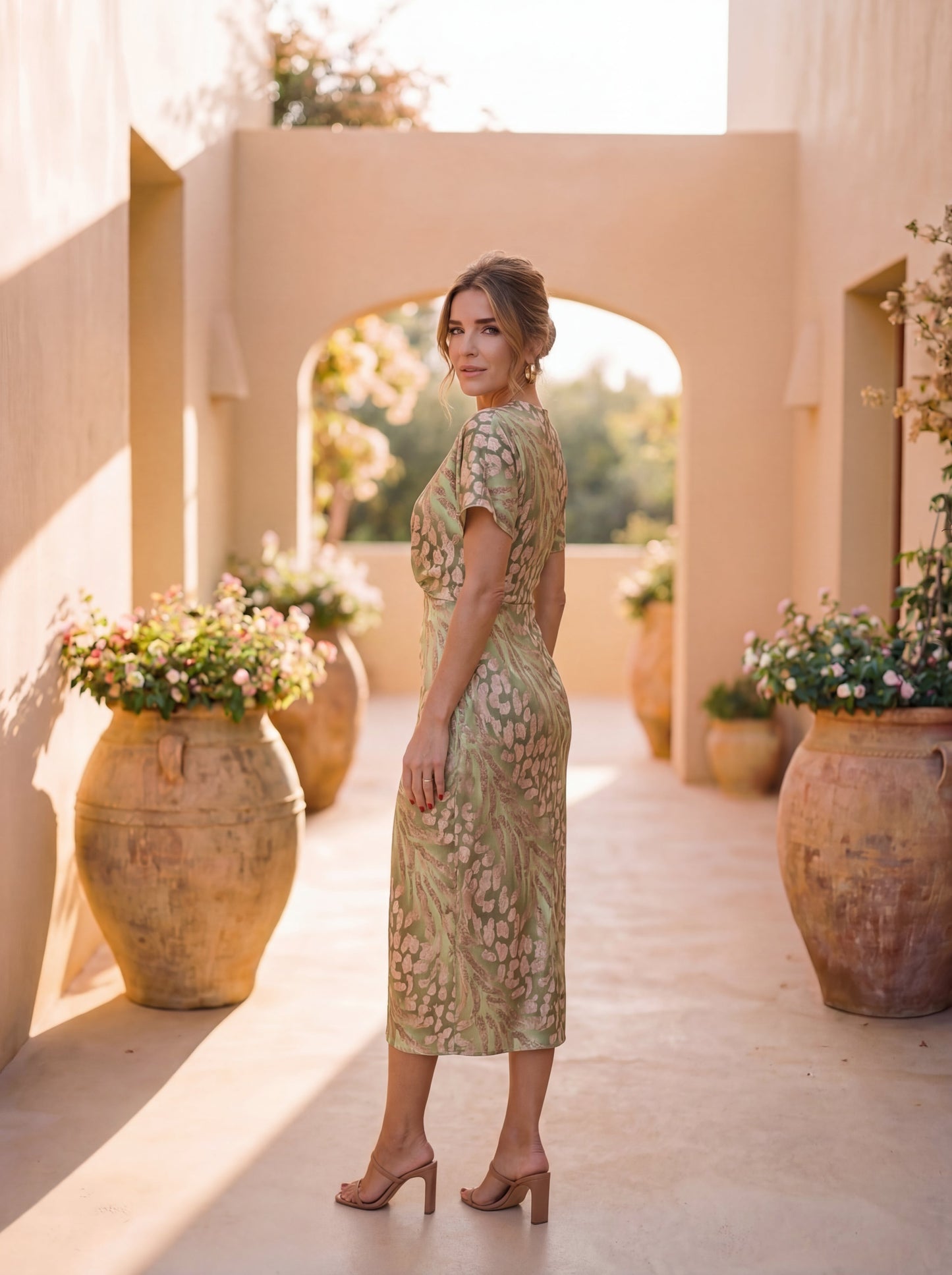 Calandra | Vestito Midi Elegante
