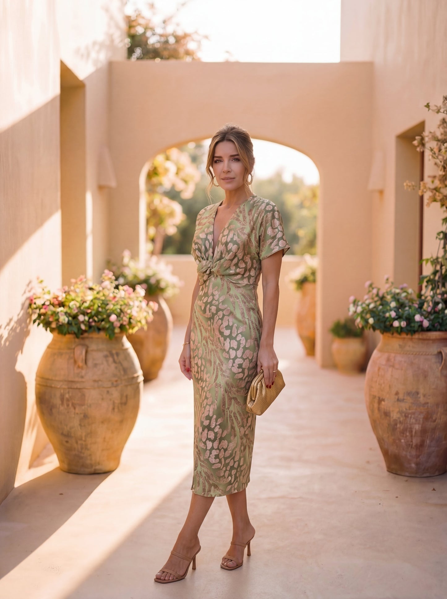 Calandra | Vestito Midi Elegante