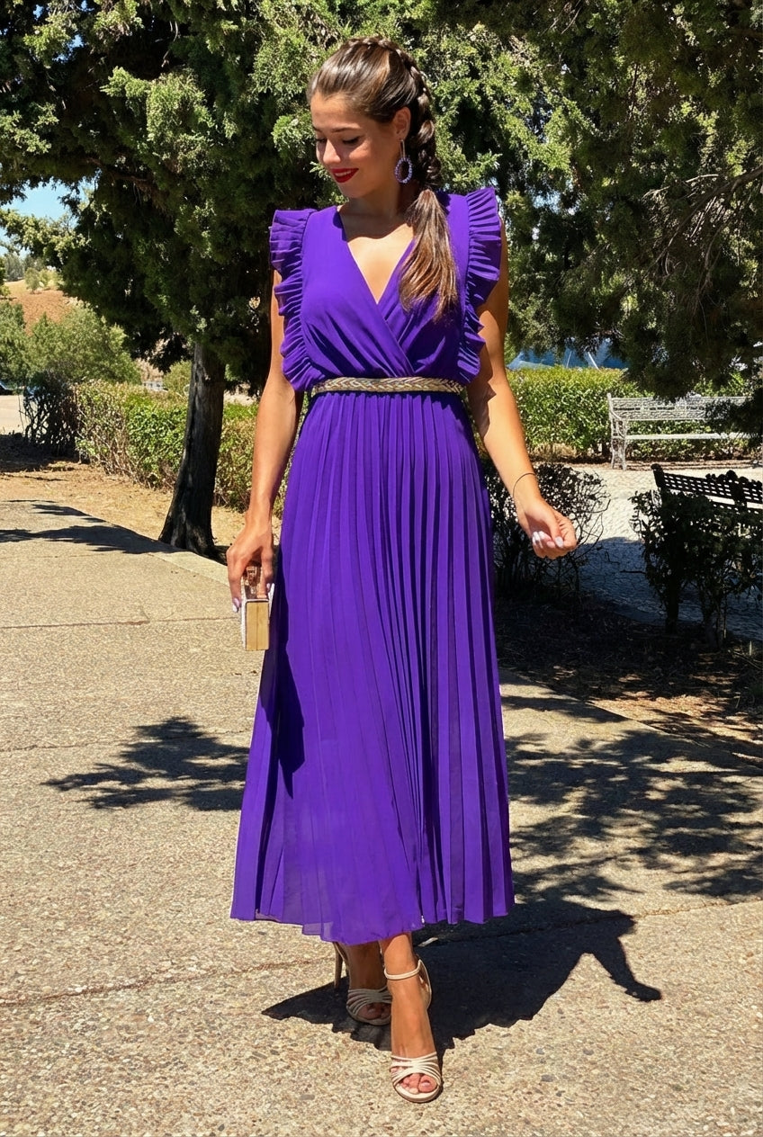 Noemi | Elegante abito in chiffon