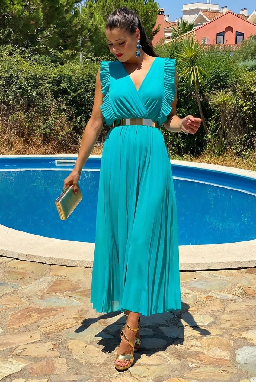 Noemi | Elegante abito in chiffon