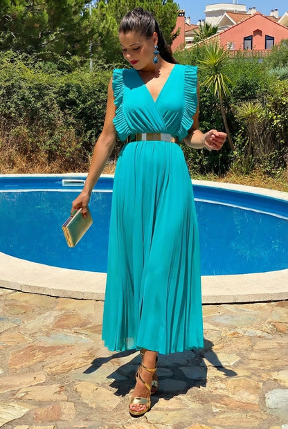 Noemi | Elegante abito in chiffon