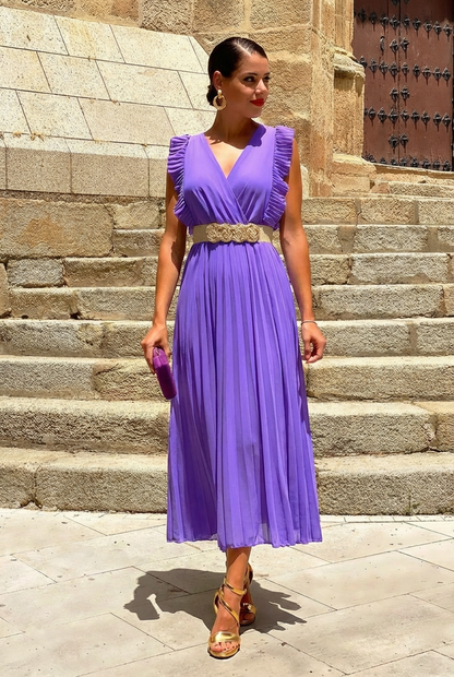 Noemi | Elegante abito in chiffon