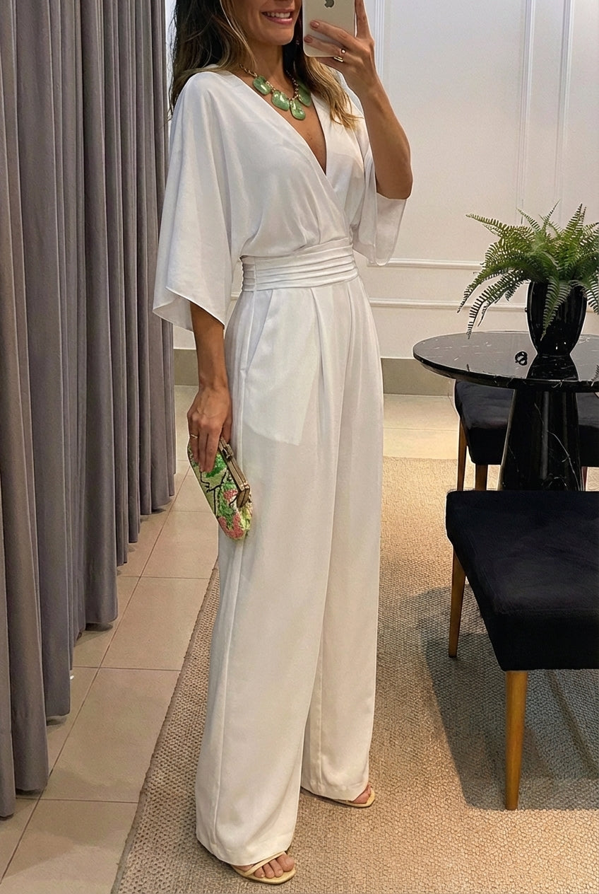 Martina | Completo Elegante con Scollo a V