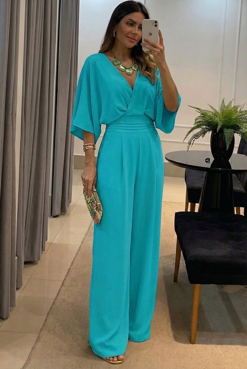 Martina | Completo Elegante con Scollo a V